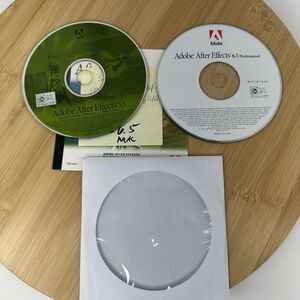 Adobe After Effects 6.5 Professional + 5.5 For Mac w/ Serial Numbers 2 Discs Lot